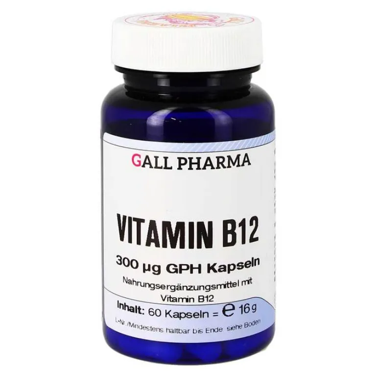 New Vitamin B12 300 µg GPH Kapseln, 60 St Vitamin B12 (Cobalamin)