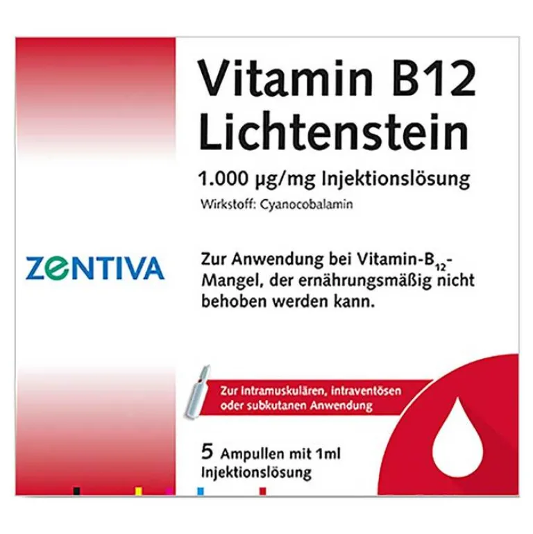 Winthrop Vitamin B12 1000 µg Lichtenstein Ampullen, 5X1 ml