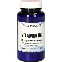 Hecht Pharma Vitamin B6 50 mg GPH Kapseln, 120 St