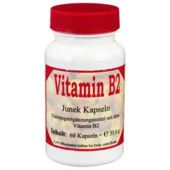 Hot Vitamin B2 3,6 mg Junek Kapseln, 60 St Vitamin B2 (Riboflavin)