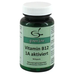 Clearance Green line Nutritheke Vitamin B12 1A aktiviert Kapseln, 90 St
