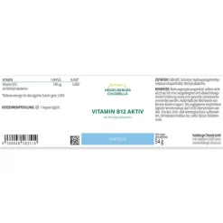 Outlet Heidelberger Chlorella Vitamin B12 aktiv Methylcobalamin Kapseln, 120 St