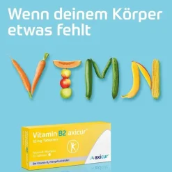Vitamin B2 axicur® 10 mg Tabletten, 20 St