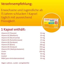 New Hevert Vitamin B Complete all-in-one Kapseln, 120 St