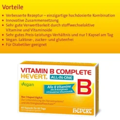 New Hevert Vitamin B Complete all-in-one Kapseln, 120 St