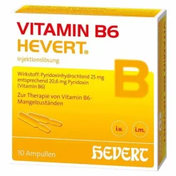 Discount Vitamin B6 Ampullen, 10X2 ml Vitamin B6 (Pyridoxin)