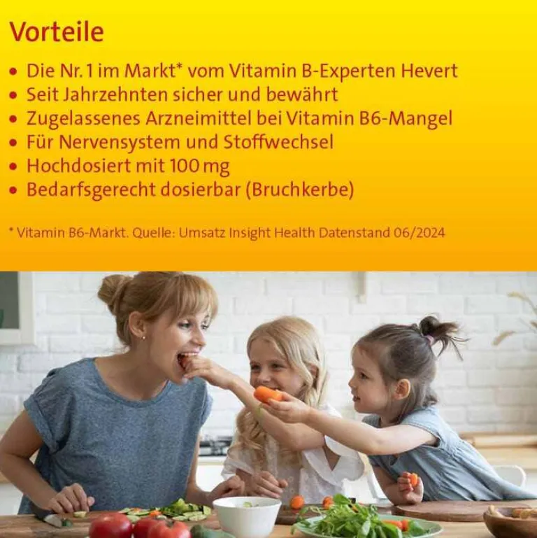 Hot Vitamin B6 Tabletten, 200 St Vitamin B6 (Pyridoxin)