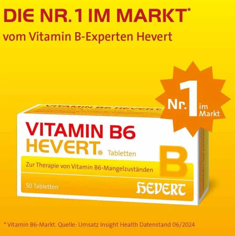 Hot Vitamin B6 Tabletten, 200 St Vitamin B6 (Pyridoxin)