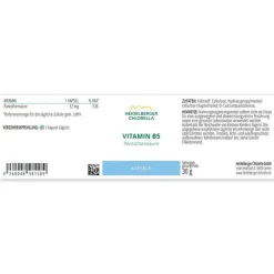 Sale Vitamin B5 Kapseln, 60 St Vitamin B5 (Pantothensäure)
