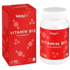 Hot Vitamin B12 Kautabletten, 90 St Vitamin B12 (Cobalamin)