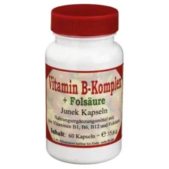 Vitamin B Komplex + Folsäure Junek Kapseln, 60 St