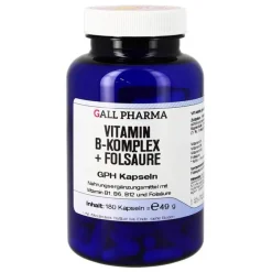 Online Hecht Pharma Vitamin B Komplex + Folsäure GPH Kapseln, 180 St