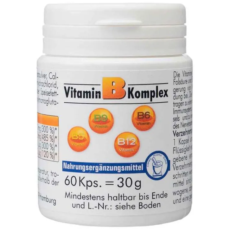 Vitamin B Komplex Kapseln, 60 St