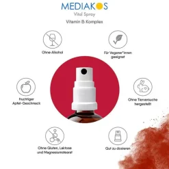 Best Mediakos Vitamin B Komplex Vital Spray vegan, 50 ml