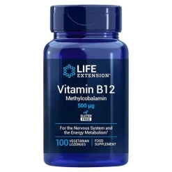 Life Extension Europe Vitamin B12 Methylcobalamin 500 µg Lutschtabletten, 100 St