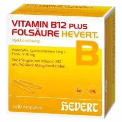 Discount Vitamin B12 plus Folsäure , 2X10X2 ml Vitamin B12 (Cobalamin)