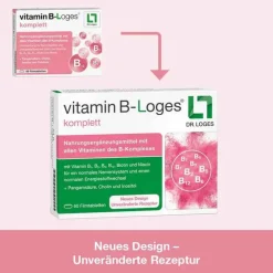 Clearance vitamin B-Loges komplett Filmtabletten, 120 St Vitamin B Komplex|Hirnleistung & Nerven