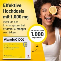 Best Vitamin C 1000 mg Tabletten, 50 St Vitamin C (Ascorbinsäure)