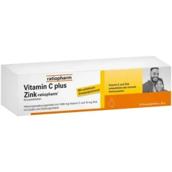 Vitamin C Plus Zink- Brausetabletten, 20 St Zink|Vitamin C (Ascorbinsäure)