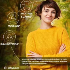 Vitamin D3 1.000 I.E. daily vegetarisch Tabletten, 200 St