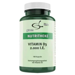 Vitamin D3 2.000 I.E. Kapseln, 180 St