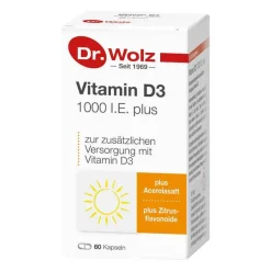 Hot Vitamin D3 1000 I.E. plus Kapseln, 60 St Vitamin D (Colecalciferol)
