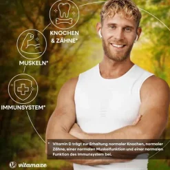 Vitamin D3 2.000 I.E. vegetarisch Tabletten, 240 St Vitamin D (Colecalciferol)