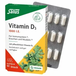 Outlet Salus Vitamin D3 1000 I.E.vegan Kapseln , 60 St