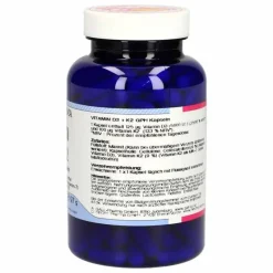 Online Vitamin D3 + K2 GPH Kapseln, 180 St Vitamin K|Vitamin D (Colecalciferol)