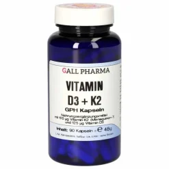 Vitamin D3 + K2 GPH Kapseln, 90 St
