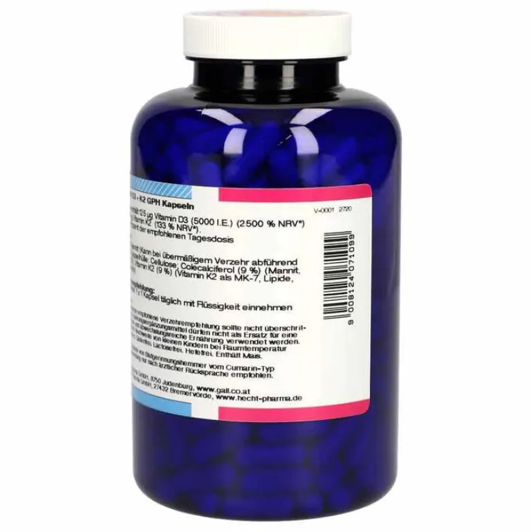 Discount Vitamin D3 + K2 GPH Kapseln, 360 St