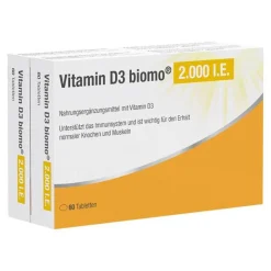New Biomo Vitamin D3 2.000 I.E. Tabletten, 120 St