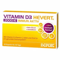 Outlet Vitamin D3 2000 IE Immun Aktiv Kapseln, 30 St Vitamin D (Colecalciferol)|Immunsystem