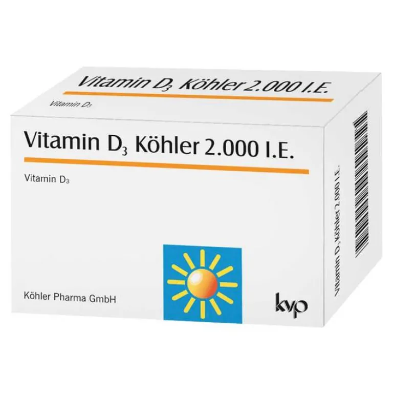 Hot Köhler Vitamin D3 2000 IE Kapseln, 120 St