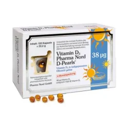 Discount Vitamin D3 D-Pearls Kapseln, 120 St Vitamin D (Colecalciferol)