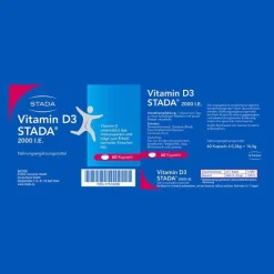 Sale Vitamin D3 2000 I.E. Kapseln, 60 St Vitamin D (Colecalciferol)