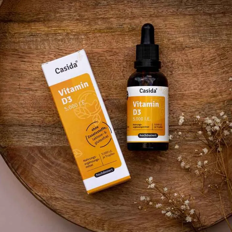 Hot Vitamin D3 Tropfen 5000 I.E., 50 ml Vitamin D (Colecalciferol)