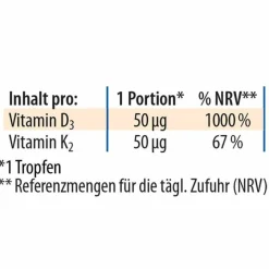 Online Dr. Jacobs Vitamin D3K2 Öl forte Dr. Jacob`s Tropfen, 20 ml