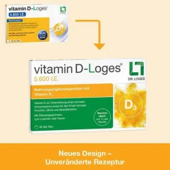Best Dr. Loges Vitamin D-Loges 5.600 I.E. Kautabletten, 30 St