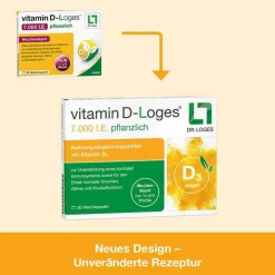 New Vitamin D-Loges 7.000 I.E. pflanzlich Wochendepot, 30 St Vitamin D (Colecalciferol)