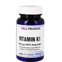 Clearance Hecht Pharma Vitamin K1 60 µg GPH Kapseln, 90 St