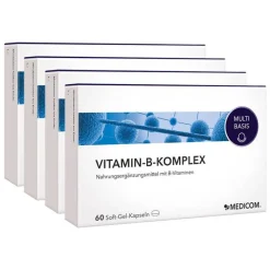 Hot Vitamin-B-Komplex Weichkapseln, 4X60 St Vitamin B Komplex