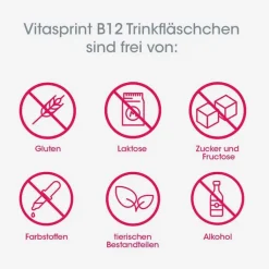 vitasprint B12 Trinkfläschchen mit Vitamin B12 für mehr Energie, 10 St