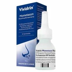 Online Vividrin ® Mometason Heuschnupfennasenspray bei starken allergischen Beschwerden, 10 g
