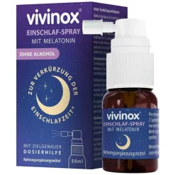 Sale Vivinox ® Einschlaf-Spray mit Melatonin bei Einschlafstörungen, 50 ml