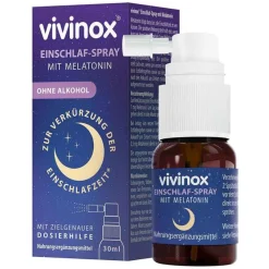 Hot Vivinox ® Einschlaf-Spray mit Melatonin bei Einschlafstörungen, 30 ml