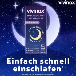 Hot Vivinox ® Einschlaf-Spray mit Melatonin bei Einschlafstörungen, 30 ml