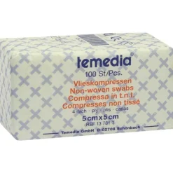 Sale Vlieskompressen 5x5 cm unsteril 4fach, 100 St Sterile Kompressen