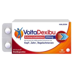 VoltaDexibu Schmerztabletten 200 mg Filmtabletten, 10 St