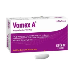Hot Vomex A ® Suppositorien 150 mg , 10 St